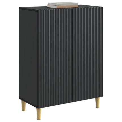 Sideboard Svart 66 x 34,5 x 90 cm Konstruerat trä