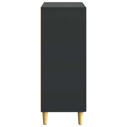 Sideboard Svart 66 x 34,5 x 90 cm Konstruerat trä
