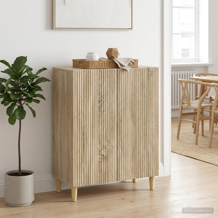 Sideboard Sonoma-ek 66 x 34,5 x 90 cm Konstruerat trä