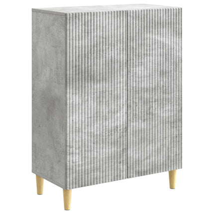 Sideboard Betonggrå 66 x 34,5 x 90 cm Konstruerat trä