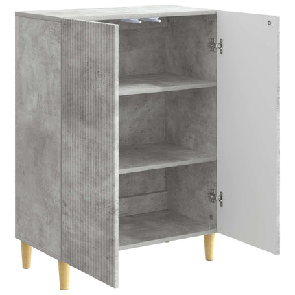 Sideboard Betonggrå 66 x 34,5 x 90 cm Konstruerat trä