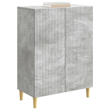 Sideboard Betonggrå 66 x 34,5 x 90 cm Konstruerat trä