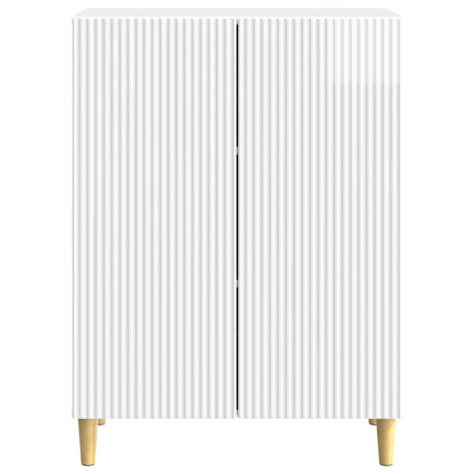 Sideboard Vit högglans 66 x 34,5 x 90 cm Konstruerat trä