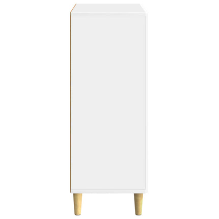 Sideboard Vit högglans 66 x 34,5 x 90 cm Konstruerat trä