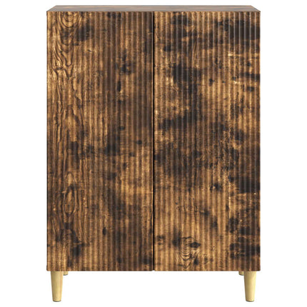 Sideboard Rökt ek 66 x 34,5 x 90 cm Konstruerat trä