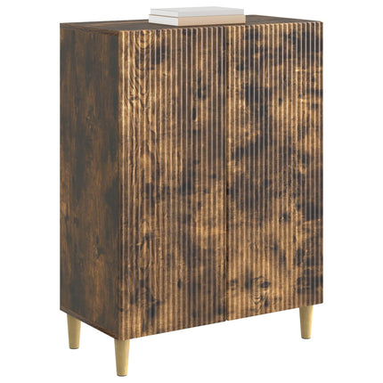 Sideboard Rökt ek 66 x 34,5 x 90 cm Konstruerat trä