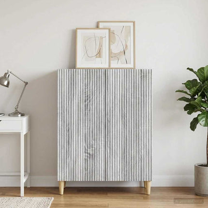 Sideboard Grå sonoma-ek 66 x 34,5 x 90 cm Konstruerat trä