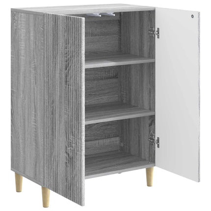 Sideboard Grå sonoma-ek 66 x 34,5 x 90 cm Konstruerat trä