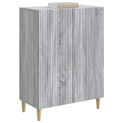 Sideboard Grå sonoma-ek 66 x 34,5 x 90 cm Konstruerat trä