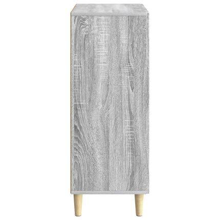 Sideboard Grå sonoma-ek 66 x 34,5 x 90 cm Konstruerat trä