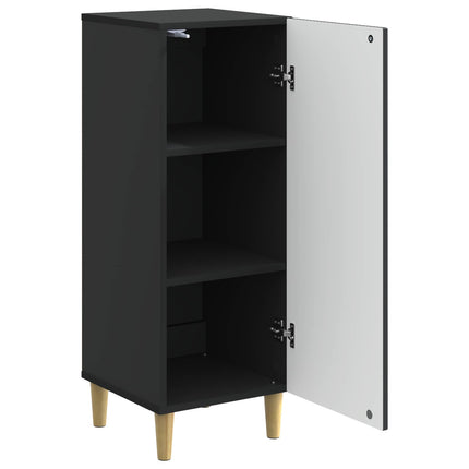 Sideboard Svart 33 x 34,5 x 90 cm Konstruerat trä