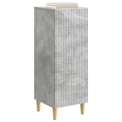 Sideboard Betonggrå 33 x 34,5 x 90 cm Konstruerat trä