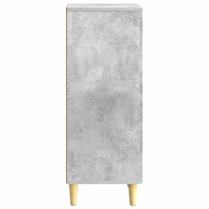 Sideboard Betonggrå 33 x 34,5 x 90 cm Konstruerat trä