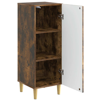 Sideboard Rökt ek 33 x 34,5 x 90 cm Konstruerat trä