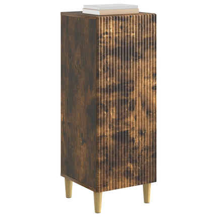 Sideboard Rökt ek 33 x 34,5 x 90 cm Konstruerat trä