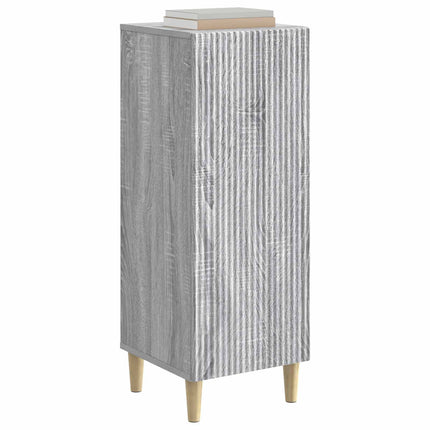 Sideboard Grå sonoma-ek 33 x 34,5 x 90 cm Konstruerat trä