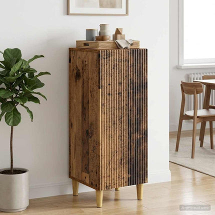 Sideboard Gammalt trä 33 x 34,5 x 90 cm Konstruerat trä