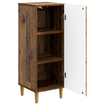 Sideboard Gammalt trä 33 x 34,5 x 90 cm Konstruerat trä