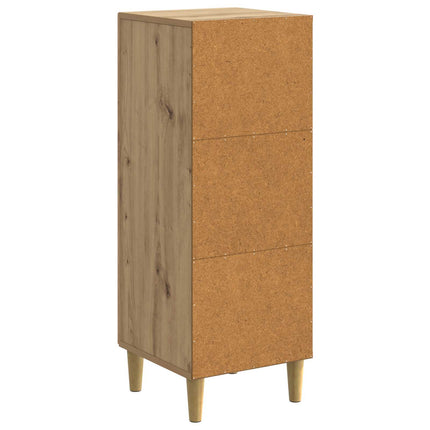 Sideboard Artisan-ek 33 x 34,5 x 90 cm Konstruerat trä