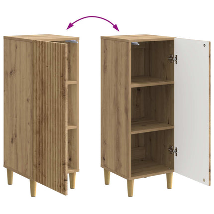 Sideboard Artisan-ek 33 x 34,5 x 90 cm Konstruerat trä