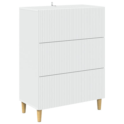 Lådans skåp Vit 66 x 34,5 x 90 cm Konstruerat trä