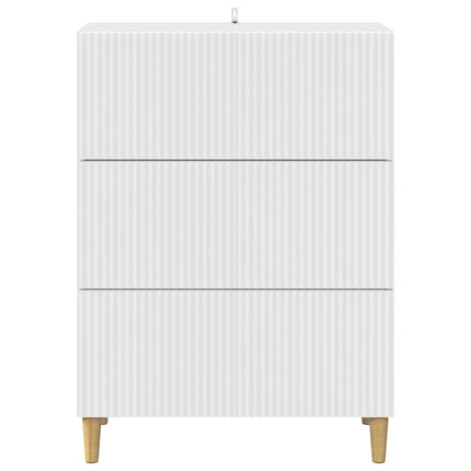 Lådans skåp Vit 66 x 34,5 x 90 cm Konstruerat trä