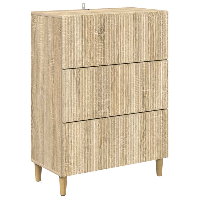Lådans skåp 66 x 34,5 x 90 cm Konstruerat trä Sonoma-ek
