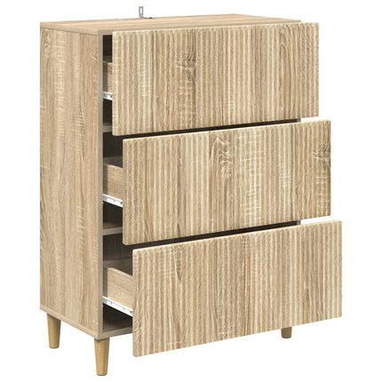 Lådans skåp Sonoma-ek 66 x 34,5 x 90 cm Konstruerat trä