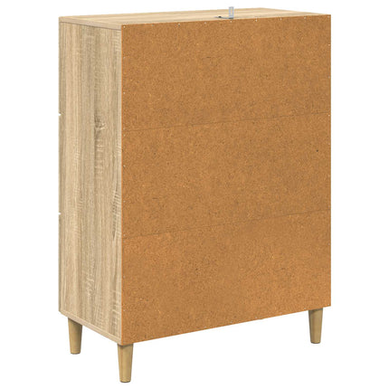 Lådans skåp Sonoma-ek 66 x 34,5 x 90 cm Konstruerat trä