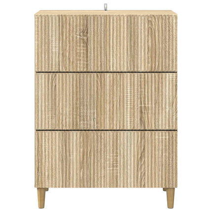 Lådans skåp Sonoma-ek 66 x 34,5 x 90 cm Konstruerat trä