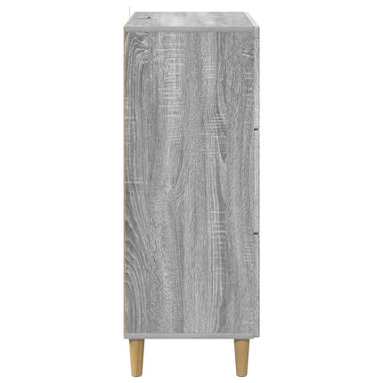Lådans skåp Grå sonoma-ek 66 x 34,5 x 90 cm Konstruerat trä