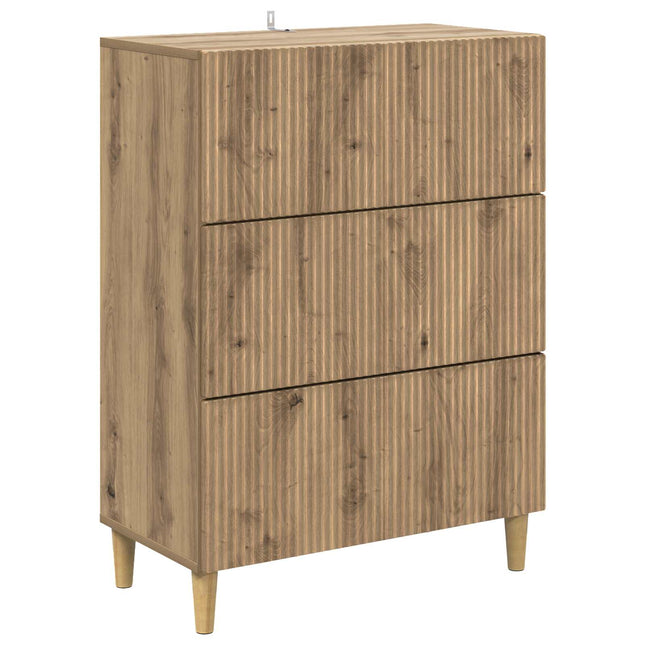 Lådans skåp 66 x 34,5 x 90 cm Konstruerat trä Artisan-ek