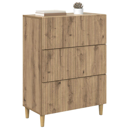 Lådans skåp Artisan-ek 66 x 34,5 x 90 cm Konstruerat trä