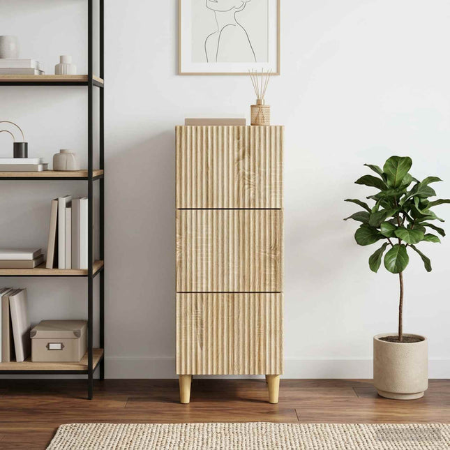 Lådans skåp Sonoma-ek 33 x 34,5 x 90 cm Konstruerat trä