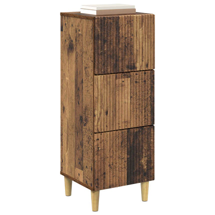 Lådans skåp Gammalt trä 33 x 34,5 x 90 cm Konstruerat trä