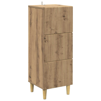 Lådans skåp 33 x 34,5 x 90 cm Konstruerat trä Artisan-ek