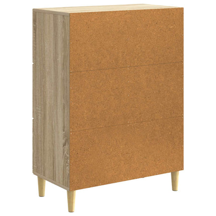 Sideboard med låda Sonoma-ek 66 x 34,5 x 90 cm Konstruerat trä