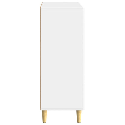 Sideboard Vit högglans 66 x 34,5 x 90 cm Konstruerat trä