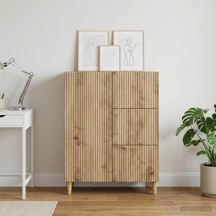 Sideboard Artisan-ek 66 x 34,5 x 90 cm Konstruerat trä