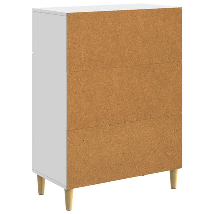Sideboard Vit 66 x 34,5 x 90 cm Konstruerat trä