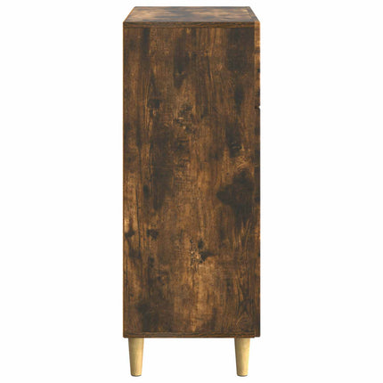 Sideboard med låda Rökt ek 66 x 34,5 x 90 cm Konstruerat trä