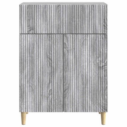 Sideboard Grå sonoma-ek 66 x 34,5 x 90 cm Konstruerat trä