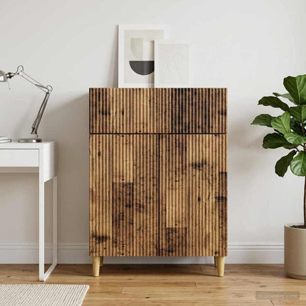 Sideboard Gammalt trä 66 x 34,5 x 90 cm Konstruerat trä
