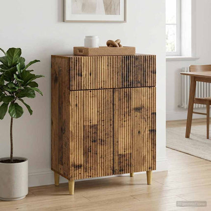 Sideboard Gammalt trä 66 x 34,5 x 90 cm Konstruerat trä