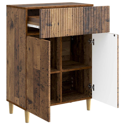 Sideboard Gammalt trä 66 x 34,5 x 90 cm Konstruerat trä