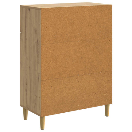 Sideboard Artisan-ek 66 x 34,5 x 90 cm Konstruerat trä
