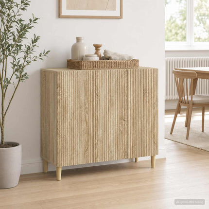 Sideboard Sonoma-ek 89 x 34,5 x 80 cm Konstruerat trä
