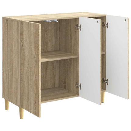 Sideboard Sonoma-ek 89 x 34,5 x 80 cm Konstruerat trä