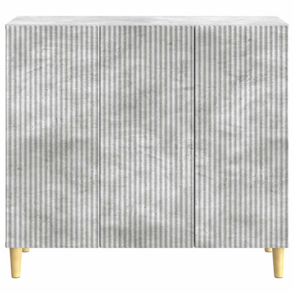 Sideboard Betonggrå 89 x 34,5 x 80 cm Konstruerat trä