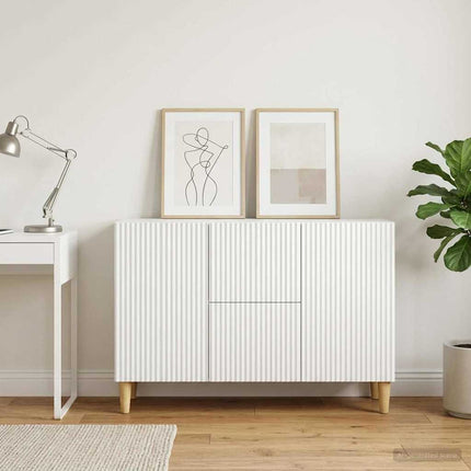 Sideboard Vit 89 x 34,5 x 60 cm Konstruerat trä